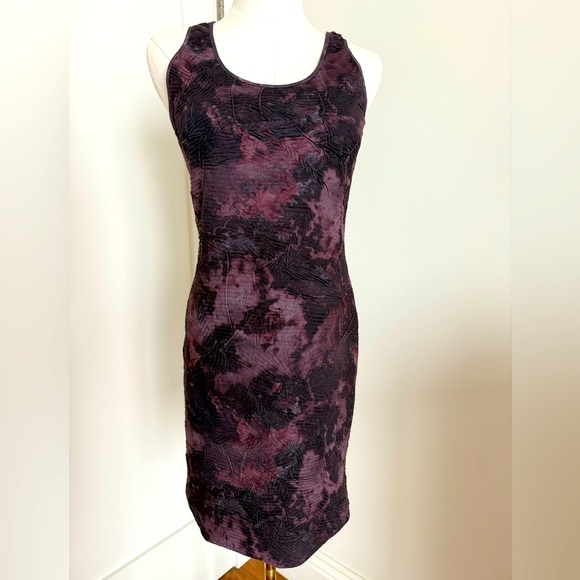 Torn By Ronny Kobo - Vintage Deep Purple Dress - Unworn Size M - Picture 1 of 7